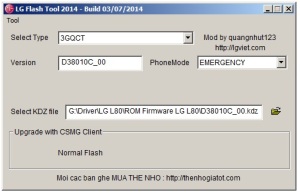 Cara Flash Firmware LG L80 (LG-D380) online maupun offlin